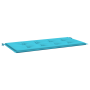 Cojín Turquesa Tela Oxford, Fibra de espuma 120 x 50 x 4 cm de , Cojines para sillas y sofás - Ref: Foro24-361141, Precio: 28...