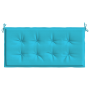 Cojín Turquesa Tela Oxford, Fibra de espuma 120 x 50 x 4 cm de , Cojines para sillas y sofás - Ref: Foro24-361141, Precio: 28...