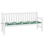 Cojín banco jardín tela Oxford estampado de hojas 180x50x4 cm de , Cojines para sillas y sofás - Ref: Foro24-361176, Precio: ...