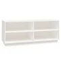 Massiver Schuhschrank aus weißem Kiefernholz 110x34x45 cm. von vidaXL, Schuhregale und Schuhorganisatoren - Ref: Foro24-81354...
