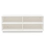 Massiver Schuhschrank aus weißem Kiefernholz 110x34x45 cm. von vidaXL, Schuhregale und Schuhorganisatoren - Ref: Foro24-81354...