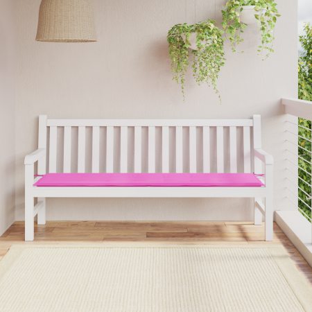Cojín para banco de jardín Rosa 180x50x4 cm Tejido Oxford de , Cojines para sillas y sofás - Ref: Foro24-361184, Precio: 35,59 €