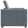 Sofá cama convertible de 3 en 1 en terciopelo gris oscuro | Foro24.es | Tu tienda online para hogar, jardín y más Foro24.es