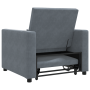 Sofá cama convertible de 3 en 1 en terciopelo gris oscuro | Foro24.es | Tu tienda online para hogar, jardín y más Foro24.es