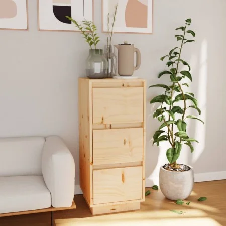 Solid pine wood sideboard 32x34x75 cm by vidaXL, Sideboards - Ref: Foro24-813365, Price: 59,63 €, Discount: %