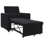 Sofá cama convertible 3 en 1 de en terciopelo negro | Foro24.es | Tu tienda online para hogar, jardín y más Foro24.es