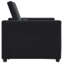 Sofá cama convertible 3 en 1 de en terciopelo negro | Foro24.es | Tu tienda online para hogar, jardín y más Foro24.es