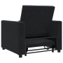 Sofá cama convertible 3 en 1 de en terciopelo negro | Foro24.es | Tu tienda online para hogar, jardín y más Foro24.es