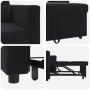 Sofá cama convertible 3 en 1 de en terciopelo negro | Foro24.es | Tu tienda online para hogar, jardín y más Foro24.es