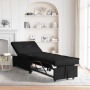 Sofá Cama 3-en-1 Diseño Desplegable Tela Negra | Foro24.es | Tu tienda online para hogar, jardín y más Foro24.es