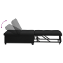 Sofá Cama 3-en-1 Diseño Desplegable Tela Negra | Foro24.es | Tu tienda online para hogar, jardín y más Foro24.es
