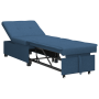 Sofá cama 3 en 1 diseño extraíble tela azul de , Sofás - Ref: Foro24-42008589, Precio: 204,44 €