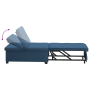 Sofá cama 3 en 1 diseño extraíble tela azul de , Sofás - Ref: Foro24-42008589, Precio: 204,44 €