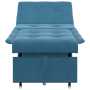 Sofá cama diseño 3 en 1 extraíble terciopelo azul | Foro24.es | Tu tienda online para hogar, jardín y más Foro24.es