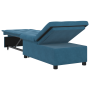 Sofá cama diseño 3 en 1 extraíble terciopelo azul | Foro24.es | Tu tienda online para hogar, jardín y más Foro24.es