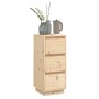 Aparador de madera maciza de pino 32x34x75 cm de vidaXL, Aparadores - Ref: Foro24-813365, Precio: 60,40 €, Descuento: %