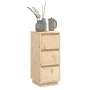 Solid pine wood sideboard 32x34x75 cm by vidaXL, Sideboards - Ref: Foro24-813365, Price: 59,63 €, Discount: %