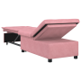 Sofá cama 3 en 1 extraíble terciopelo rosa | Foro24.es | Tu tienda online para hogar, jardín y más Foro24.es