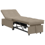 Sofá Cama 3 en 1 Diseño Extraíble Tela Taupe de , Sofás - Ref: Foro24-42008607, Precio: 209,08 €, Descuento: %