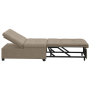 Sofá Cama 3 en 1 Diseño Extraíble Tela Taupe de , Sofás - Ref: Foro24-42008607, Precio: 209,08 €, Descuento: %