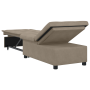 Sofá Cama 3 en 1 Diseño Extraíble Tela Taupe de , Sofás - Ref: Foro24-42008607, Precio: 209,08 €, Descuento: %
