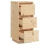 Solid pine wood sideboard 32x34x75 cm by vidaXL, Sideboards - Ref: Foro24-813365, Price: 59,63 €, Discount: %