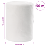 Rollo de Tela para Manualidades Blanco Tela 50 m de , Piezas y herramientas para componentes de fontanería - Ref: Foro24-4200...