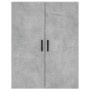 Aparador alto madera contrachapada gris hormigón 69,5x34x180 cm | Foro24.es | Tu tienda online para hogar, jardín y más Foro24.es