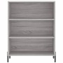Aparador alto madera contrachapada gris sonoma 69,5x34x180 cm de , Aparadores - Ref: Foro24-3196081, Precio: 130,96 €, Descue...