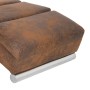 Diván de masaje de piel de ante artificial marrón de , Divanes - Ref: Foro24-281299, Precio: 301,87 €