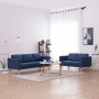Conjunto de sofás 2 piezas tela azul de , Sofás - Ref: Foro24-276853, Precio: 766,81 €, Descuento: %