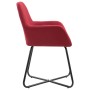 Sillas de comedor 4 unidades de tela color vino tinto | Foro24.es | Tu tienda online para hogar, jardín y más Foro24.es