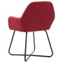 Sillas de comedor 4 unidades de tela color vino tinto | Foro24.es | Tu tienda online para hogar, jardín y más Foro24.es