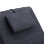 Diván de masaje con almohada de piel de ante artificial gris de , Divanes - Ref: Foro24-281290, Precio: 267,05 €
