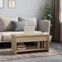 Mesa de centro madera de ingeniería roble Sonoma 102x50x52,5 cm | Foro24.es | Tu tienda online para hogar, jardín y más Foro24.es