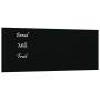 Pizarra magnética de pared vidrio templado negro 50x20 cm | Foro24.es | Tu tienda online para hogar, jardín y más Foro24.es