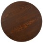 Mesa de bistró MDF marrón oscuro 60 cm