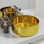 Lavabo 40x15 cm cerámica dorado | Foro24.es | Tu tienda online para hogar, jardín y más Foro24.es