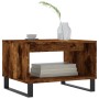 Mesa de centro madera de ingeniería roble ahumado 60x50x40 cm de , Mesas de centro - Ref: Foro24-829265, Precio: 50,60 €