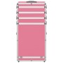 Maletín trolley de maquillaje de aluminio rosa de , Neceseres - Ref: Foro24-91813, Precio: 108,68 €