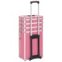 Maletín trolley de maquillaje de aluminio rosa de , Neceseres - Ref: Foro24-91813, Precio: 108,68 €