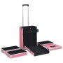 Maletín trolley de maquillaje de aluminio rosa de , Neceseres - Ref: Foro24-91813, Precio: 108,68 €