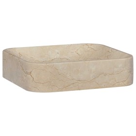 Lavabo crema mármol 40x40x10 cm de , Lavabos - Ref: Foro24-149180, Precio: 161,75 €, Descuento: %