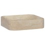 Lavabo crema mármol 40x40x10 cm de , Lavabos - Ref: Foro24-149180, Precio: 161,75 €