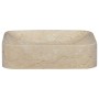Lavabo crema mármol 40x40x10 cm de , Lavabos - Ref: Foro24-149180, Precio: 161,75 €