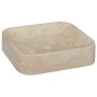 Lavabo crema mármol 40x40x10 cm de , Lavabos - Ref: Foro24-149180, Precio: 161,75 €