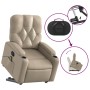 Sillón reclinable masaje pie cuero artificial color capuchino de , Sillones - Ref: Foro24-3204785, Precio: 297,44 €