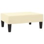 Taburete de cuero sintético color crema 78x56x32 cm by vidaXL, Ottomans - Ref: Foro24-337709, Price: 65,72 €, Discount: %