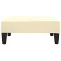 Taburete de cuero sintético color crema 78x56x32 cm by vidaXL, Ottomans - Ref: Foro24-337709, Price: 67,83 €, Discount: %