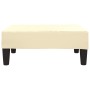 Taburete de cuero sintético color crema 78x56x32 cm by vidaXL, Ottomans - Ref: Foro24-337709, Price: 65,72 €, Discount: %